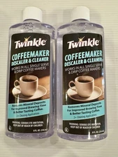 2x Twinkle Single Serve & Automatic Drip Coffee Maker Liquid Cleaner / Descaler