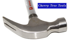 Spear & Jackson 16oz Claw Hammer  Steel Shaft, Ergonomic Rubber Grip,