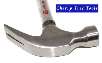 Spear & Jackson 16 Unzen Klauenhammer Stahlschaft, ergonomischer Gummigriff,