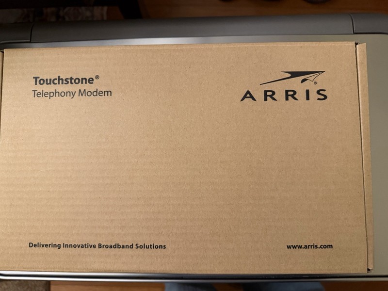 Arris TM1602G DOCSIS 3.0 Telephony Cable Modem WITH BATTERY BACKUP INCLUDED!!