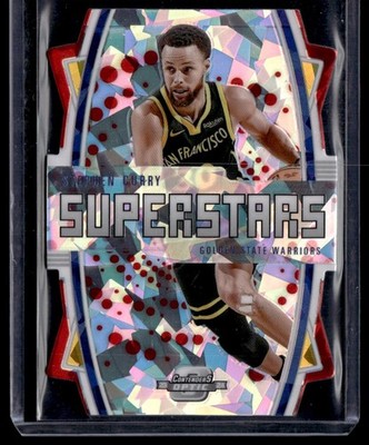 STEPHEN CURRY 2023-24 PANINI CONTENDERS OPTIC SUPERSTARS RED CRACKED ICE 045/175