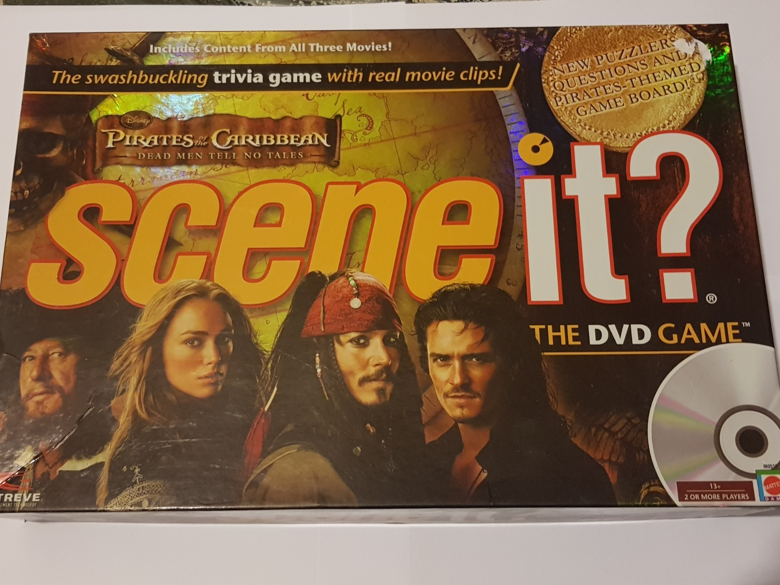 Pirates Of The Caribbean Dead Men Tell No Tales Scene It DVD Board Game 2007