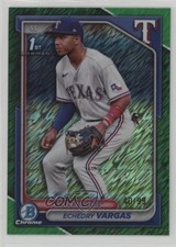 2024 Bowman Chrome Prospects Green Shimmer Refractor 40/99 Echedry Vargas y8x