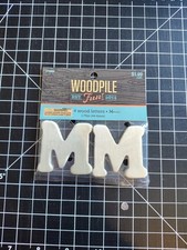 Hobby Lobby Woodpile 1.75 Wood Letters 4 Pieces Of Letter M Still Sealed New