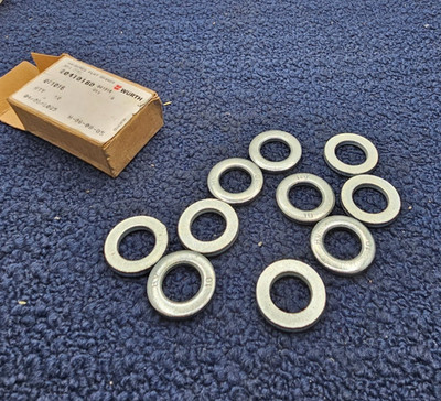 (QTY 10) Wurth 00410160 M16 Zinc Hardened Flat Washer
