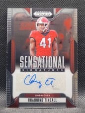 2025 Panini Prizm Draft Picks - Sensational Signatures Channing Tindall #SS-CNT
