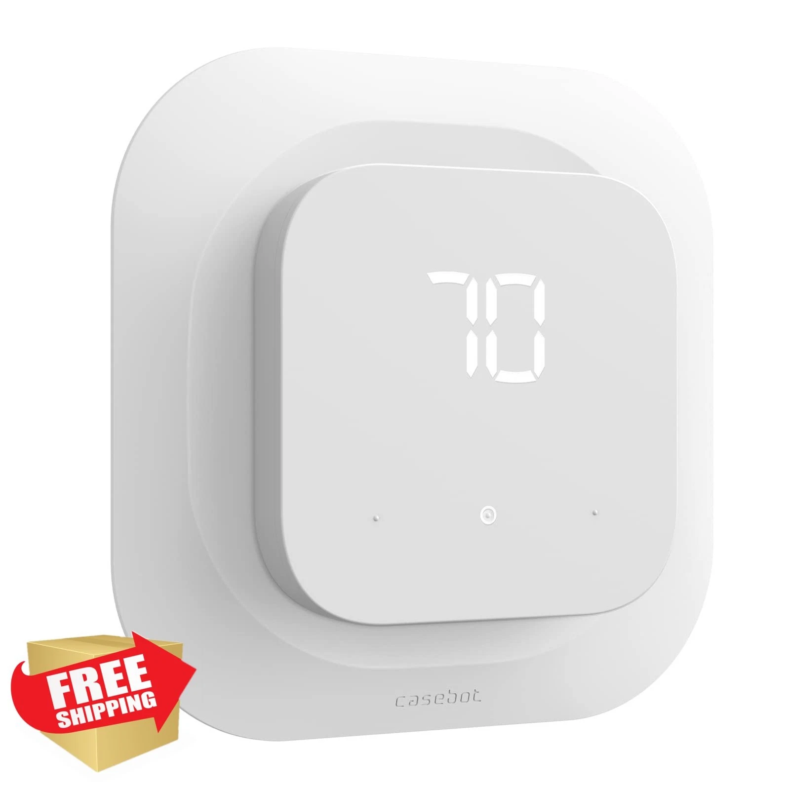 CaseBot White Smart Thermostat Wall Plate