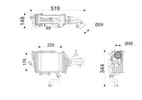 Mahle LadeluftküHler Premium Line CI 779 000P FüR Mercedes GLE C167 V167 Klasse