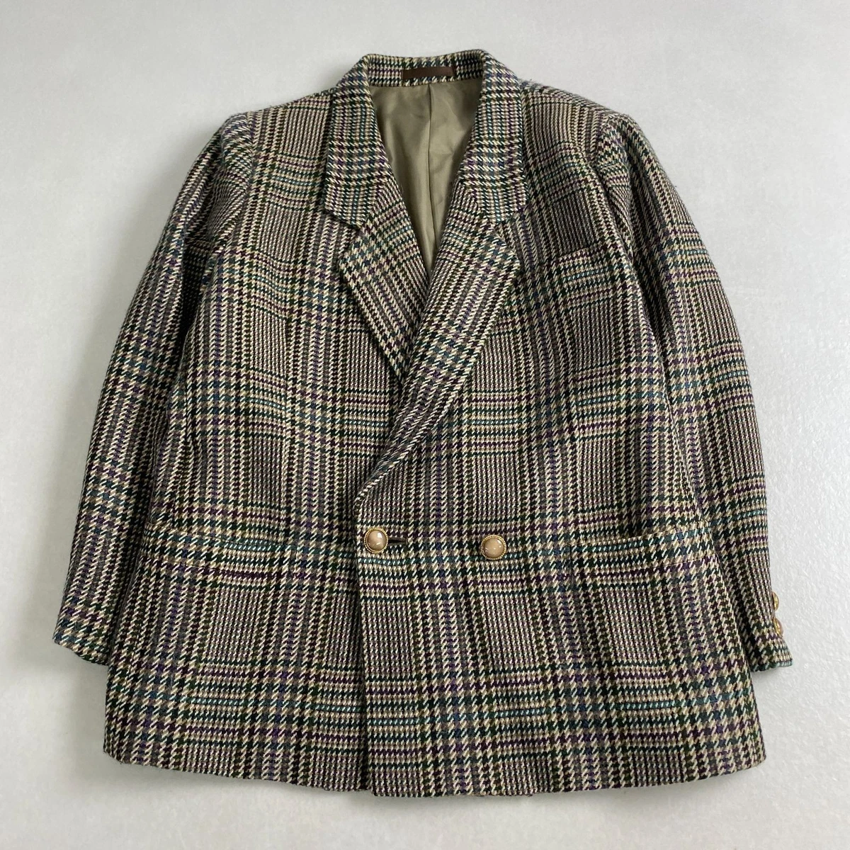 Traje de montaje Burberrys - Cuadros Nova, patrón pata de gallo, etiqueta blanca, W4489