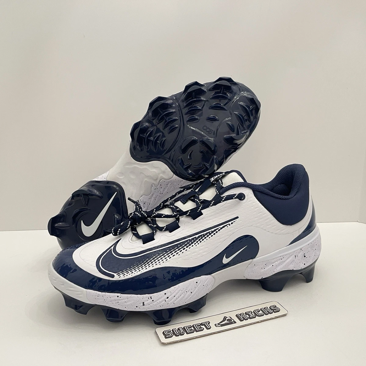 Nike Alpha Huarache Elite 4 MCS Low White Midnight Navy for Sale