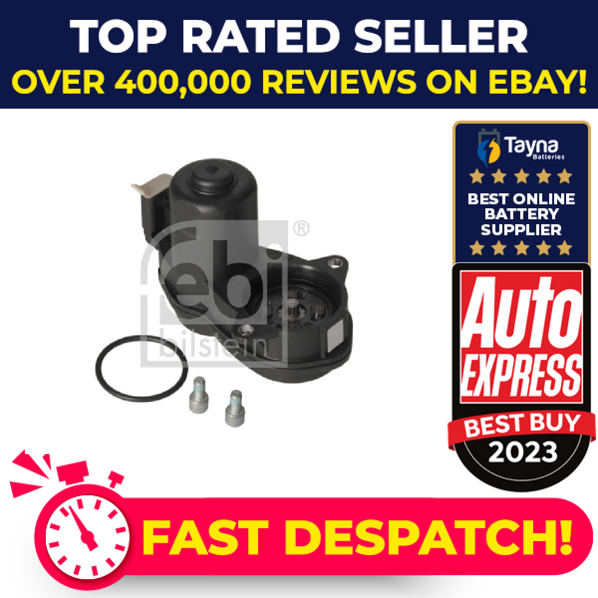 Brake caliper servo motor fits MERCEDES GLS400 X166 3.0 Rear Left or Right Febi