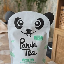 Panda Tea Thé glacé bio Menthe Citron sans caféine 28 sachets