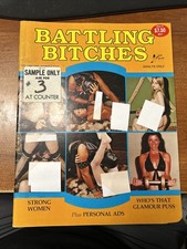 Battling Bitches #5 Vintage Magazine Combat Domination Wrestling Erotica