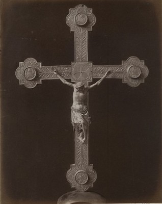 Florenz Bargello Nationalmuseum Kruzifix Carrand Sammlung Foto Brogi 1880