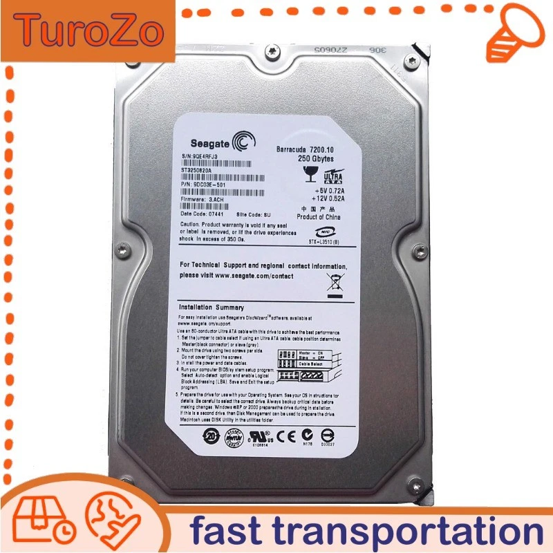 PATA/IDE/EIDE 250GB Internal Hard Disk Drives for sale | eBay