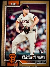 2026 Topps Series 1 - Carson Seymour #112 - Rookie Gold /2026 (RC)