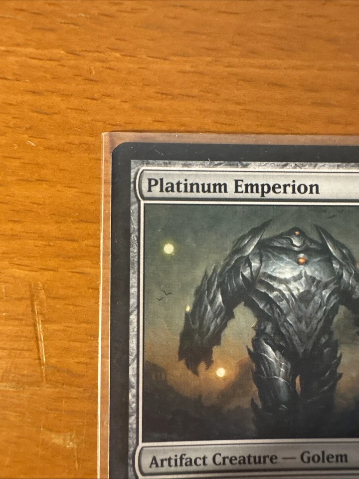 Artist Proof MTG Platinum Emperion Signed Chris Rahn Mint Scars Of Mirrodin Rare - Image 3 of 4