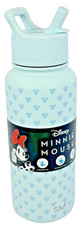 Disney Minnie Mouse 32oz Insulated Reusable Water Bottle Blue Drink Through Lid