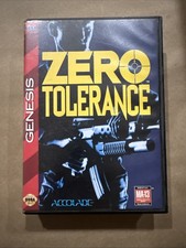 Zero Tolerance Sega Genesis Complete with Manual And Inserts  - Tested