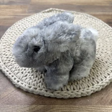 Douglas Gray Bunny Rabbit Plush Super Soft Realistic Stuffed Animal 7”