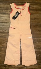 NEW Spyder EXPEDITION Insulated Ski Pants Kids Girls 5 Bib Snow PEACH BLUSH New