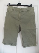 cute quirky retro vintage look cropped trousers long shorts stretch jegging 14