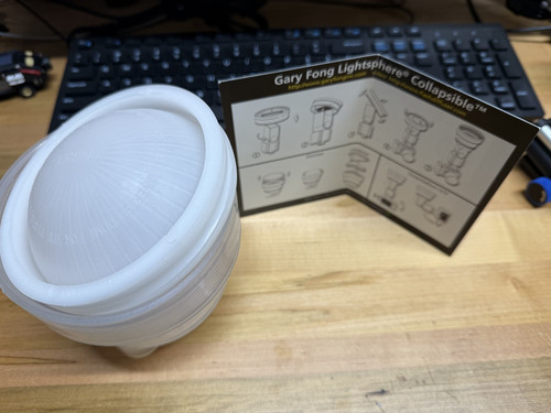 Gary Fong Lightsphere Collapsible Speed Mount Clear