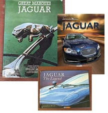 Lot of 3 Jaguar Car Books: Great Marques, The Legend, Superstar