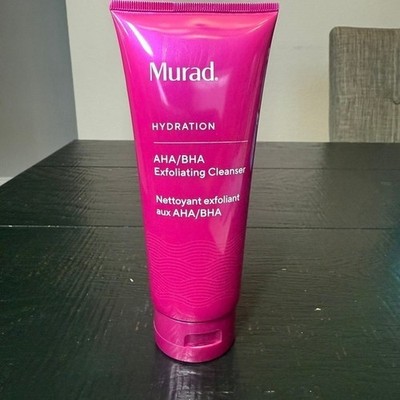 NEW Murad AHA/BHA Exfoliating Cleanser Hydration Polish 6.75 FL OZ 200mL