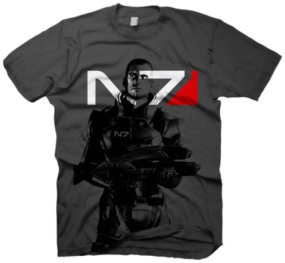Mass Effect 2 T-Shirt X-Ray Shepard, Größe S