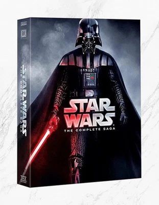 Star Wars: The Complete Saga 1-6 DVD (I,II,III,IV, V, VI, 12-Disc Box Set) NEW