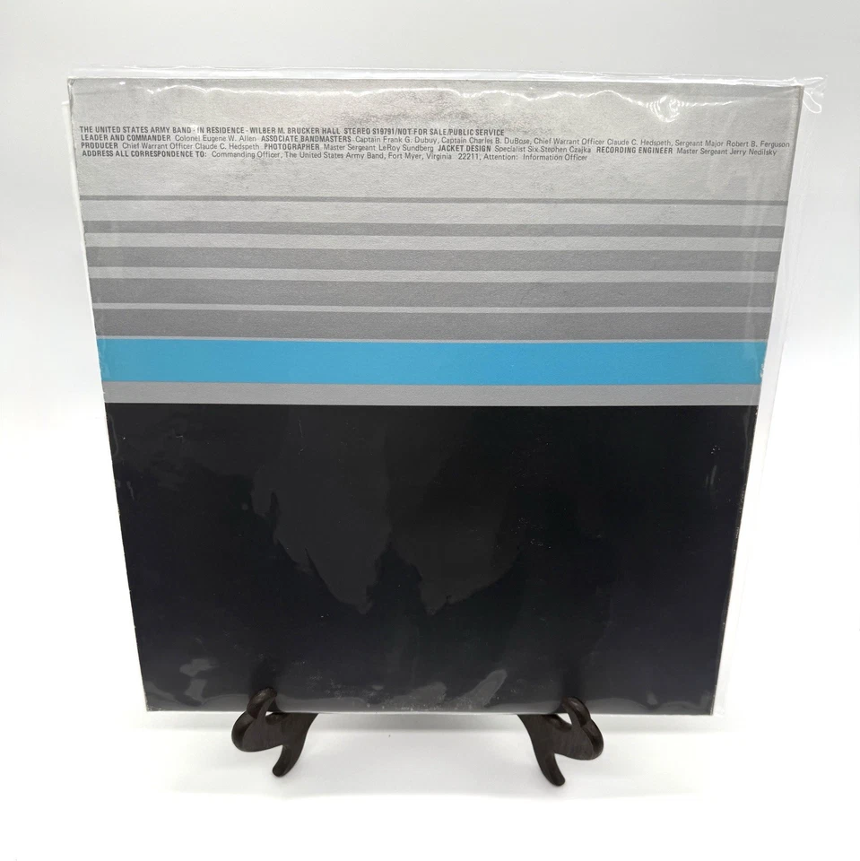 Пластинка долгоиграющая U.S. Army Band Pershing's Own Wilber Hall 1989 очень хорошее состояние+ военный винил - Изображение 2 из 2