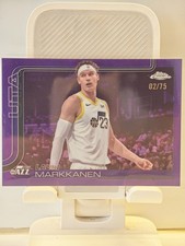 2025-26 Topps Chrome Basketball Lauri Markkanen #238 Purple Refractor /75