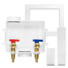 Washing Machine Outlet Box, Center Drain/Side Drain, 1/2 Inch Pex Crimp Inlet...