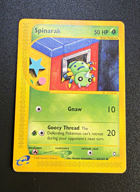 Spinarak #62 (Aquapolis (2003))