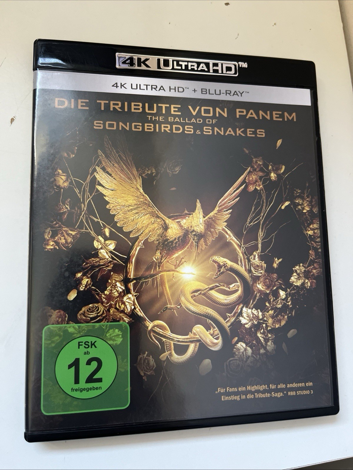 The Hunger Games: The Ballad of Songbirds and Snakes 4K UHD Blu-ray Not Sealed.