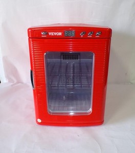 VEVOR XHC-25 Red Mini Fridge Portable Incubator Cooler (B4212)