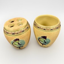 Kokopelli Vohann Bathroom Set: Cup/Tumbler  Toothbrush Holder Southwestern VTG