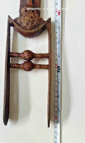 300 Year Antique Vintage Katar Vijaynagar Keris Kattar Jambiya Rare Collectible - Picture 3 of 12