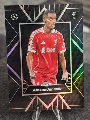 2025-26 Topps Chrome UEFA Alexander Isak #SE-7 Shadow Etch Case Hit SP Liverpool
