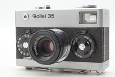 Meter Works Near MINT Rollei 35 Tessar Silver 40mm f3.5 Film Camera From JAPAN