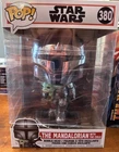 Funko Pop Star Wars #380 The Mandalorian w/the Child (Jumbo - 13x9x8.5)