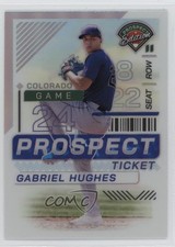 2024 Panini Prospect Edition Silver Prizm Gabriel Hughes #177 4z8
