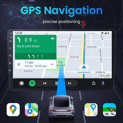 Carplay For 2004-2010 Toyota Sienna Radio Backup Camera Back Camera 4+64G 9in