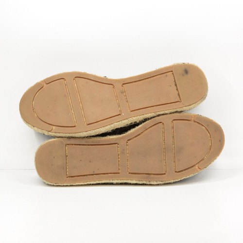 TALBOTS Izzy Ruffle Suede Espadrilles Summer Vacation Beach Resort Indigo Sz 9.5 - Picture 6 of 7
