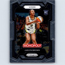 2024 Panini Prizm Monopoly WNBA Jaelyn Brown Rookie #15 Dallas Wings