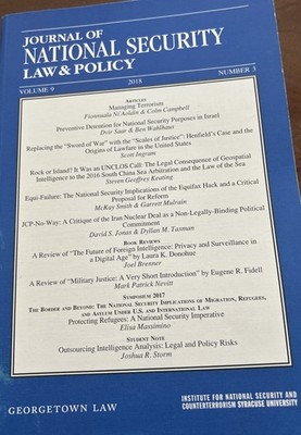 Journal Of National Security Law & Policy