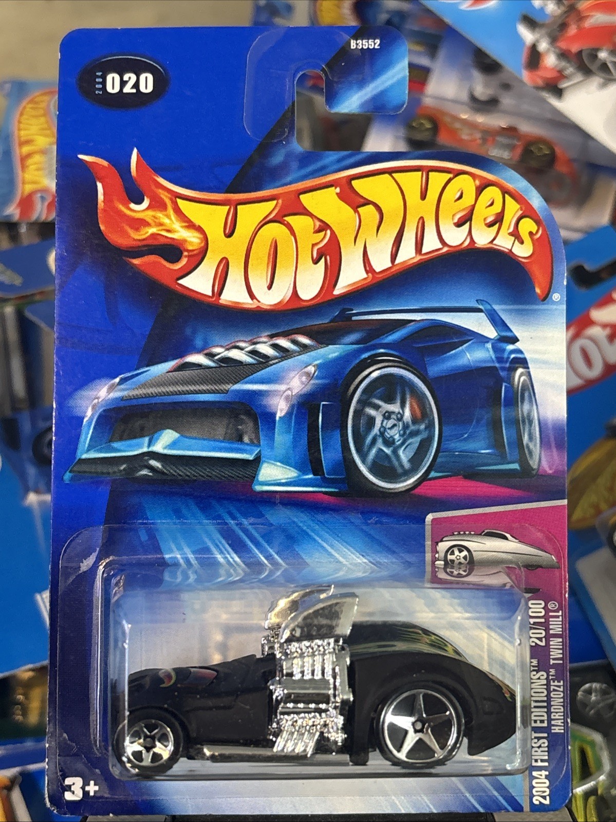 2004 Hot Wheels #020 First Editions Hardnoze Twin Mill