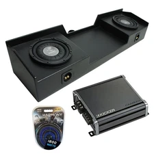 99-06 GMC Sierra Ext Cab Truck Harmony F124 Dual 12" Rhino Sub Box & CXA800.1