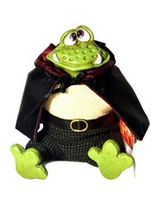 Russ Lil Treaters Frogula stuffed sitter figure vampire frog Halloween decor